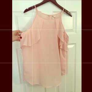 Light Pink Chiffon Top